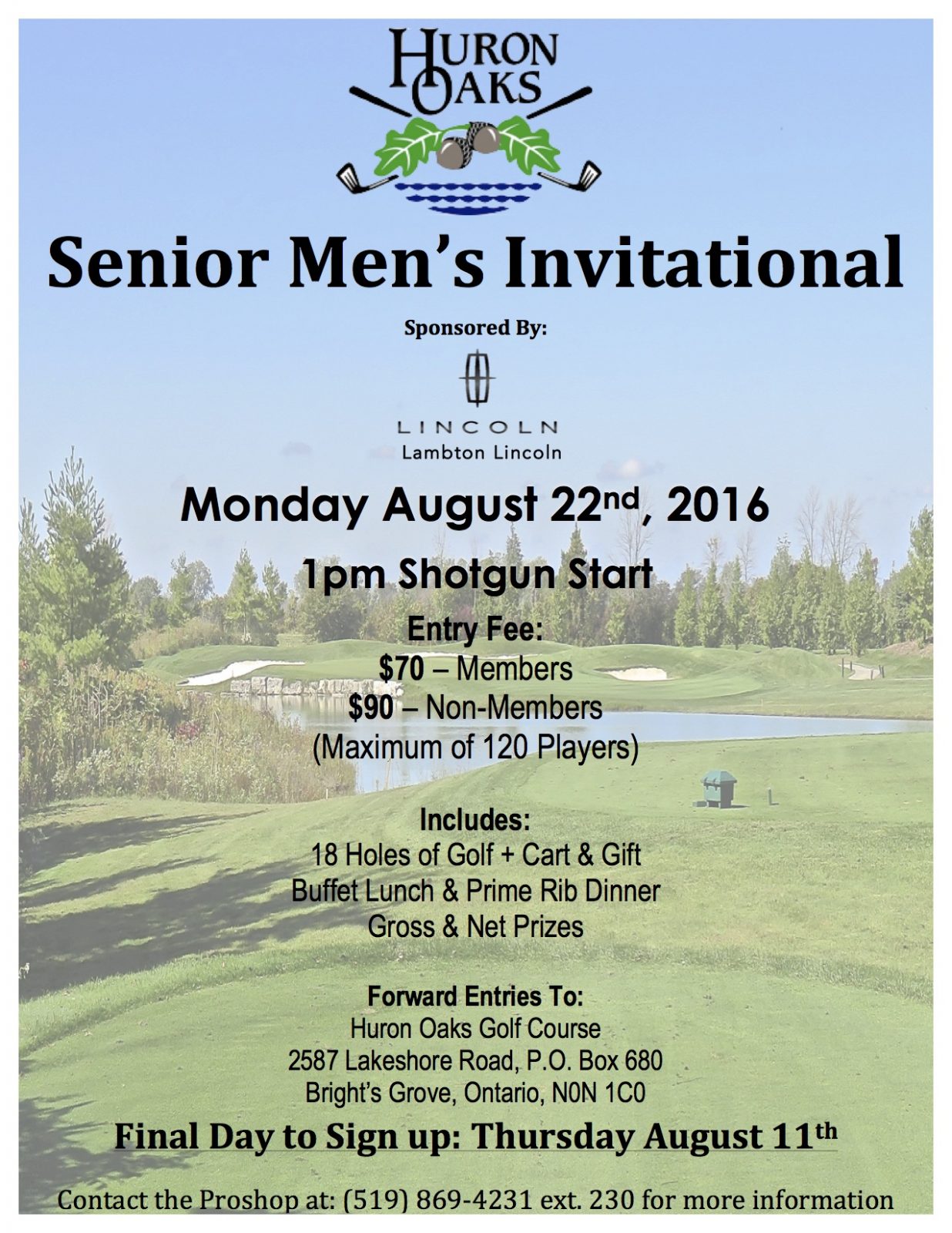 Senior Men's Invite 2016